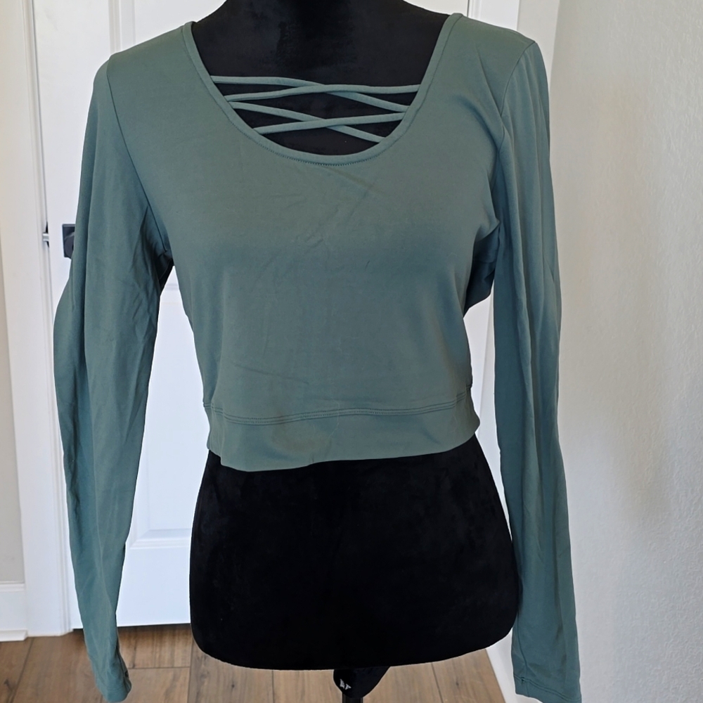 Lorna Jane Long Sleeve Activewear Top Size L
